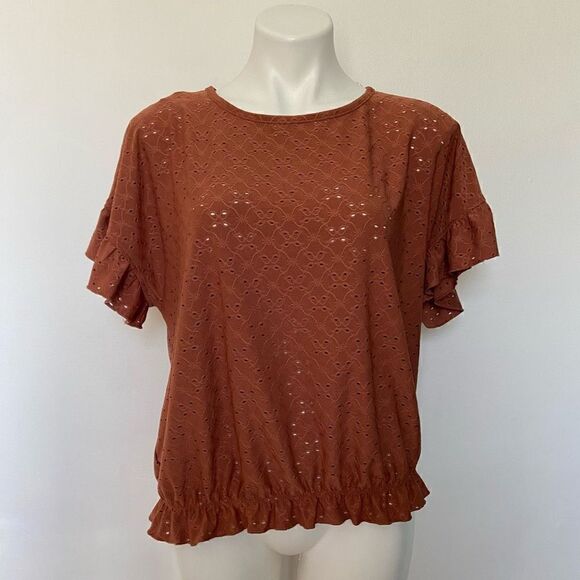 Rewind blush boho ruffle top - Picture 8 of 8